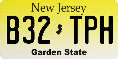 NJ license plate B32TPH