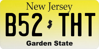 NJ license plate B52THT