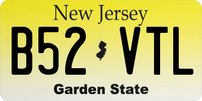 NJ license plate B52VTL