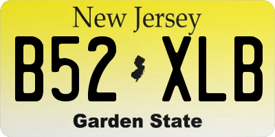 NJ license plate B52XLB