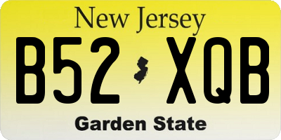 NJ license plate B52XQB
