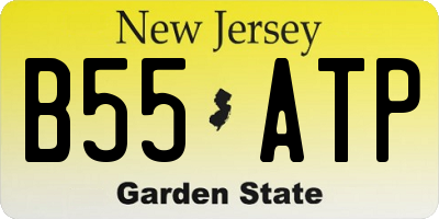 NJ license plate B55ATP