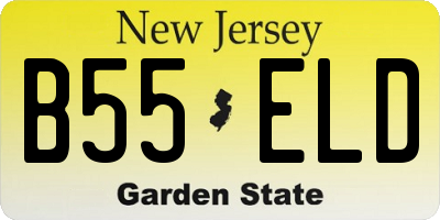 NJ license plate B55ELD