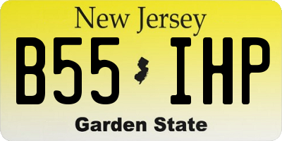 NJ license plate B55IHP