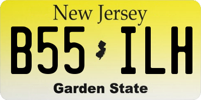 NJ license plate B55ILH