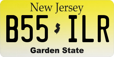 NJ license plate B55ILR
