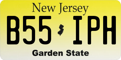 NJ license plate B55IPH