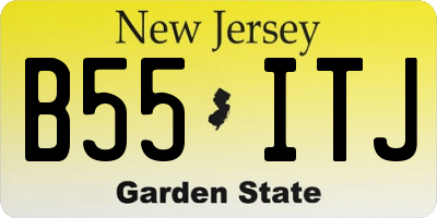 NJ license plate B55ITJ