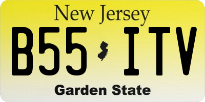 NJ license plate B55ITV