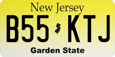 NJ license plate B55KTJ