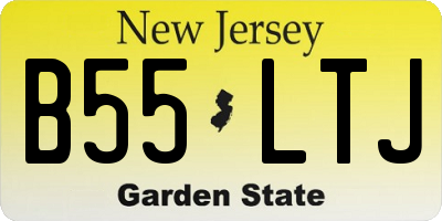 NJ license plate B55LTJ