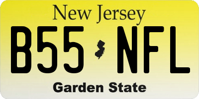 NJ license plate B55NFL