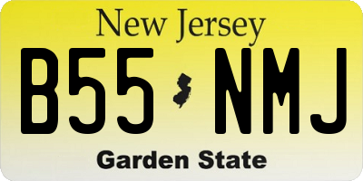 NJ license plate B55NMJ