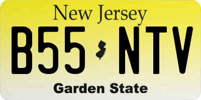 NJ license plate B55NTV