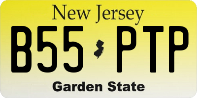 NJ license plate B55PTP