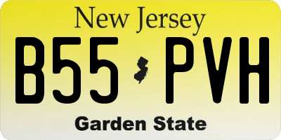 NJ license plate B55PVH