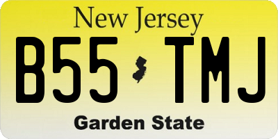 NJ license plate B55TMJ