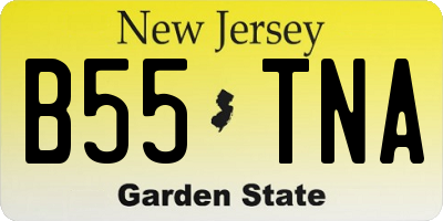 NJ license plate B55TNA