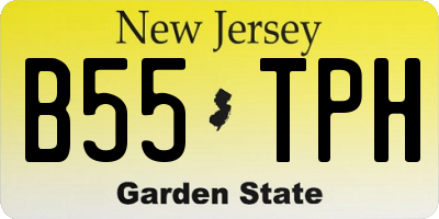 NJ license plate B55TPH