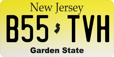 NJ license plate B55TVH