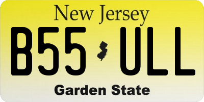NJ license plate B55ULL