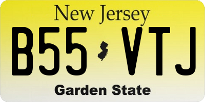 NJ license plate B55VTJ