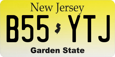 NJ license plate B55YTJ