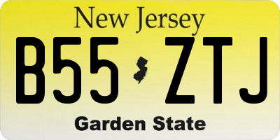NJ license plate B55ZTJ