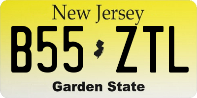 NJ license plate B55ZTL