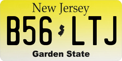NJ license plate B56LTJ