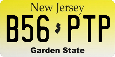 NJ license plate B56PTP
