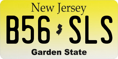 NJ license plate B56SLS