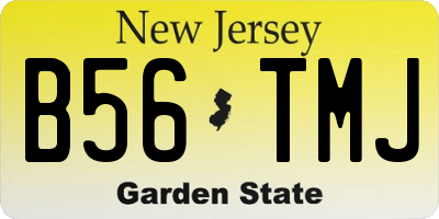 NJ license plate B56TMJ