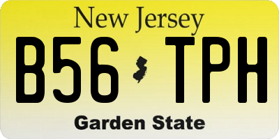 NJ license plate B56TPH