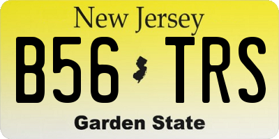 NJ license plate B56TRS