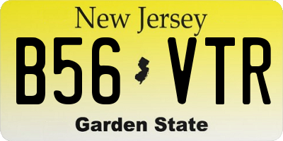 NJ license plate B56VTR