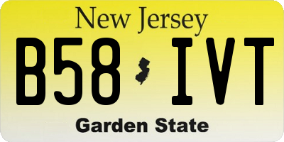 NJ license plate B58IVT