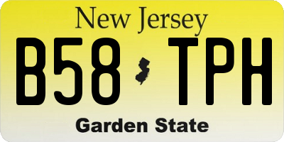 NJ license plate B58TPH