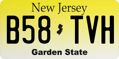 NJ license plate B58TVH