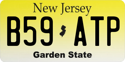 NJ license plate B59ATP