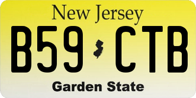 NJ license plate B59CTB