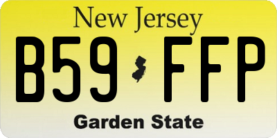 NJ license plate B59FFP