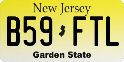 NJ license plate B59FTL