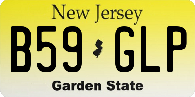 NJ license plate B59GLP