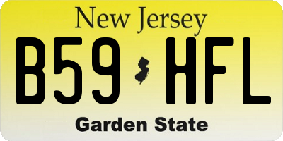 NJ license plate B59HFL