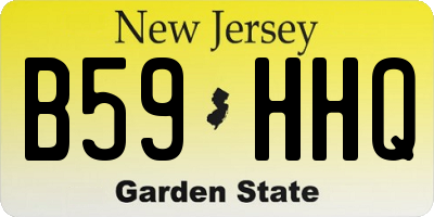 NJ license plate B59HHQ
