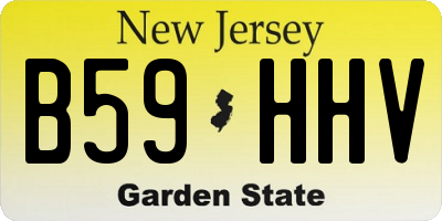 NJ license plate B59HHV