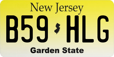 NJ license plate B59HLG