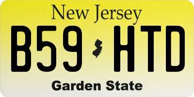 NJ license plate B59HTD