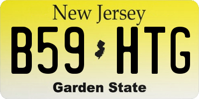 NJ license plate B59HTG
